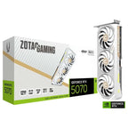 ZOTAC GAMING GeForce RTX 5070 AMP White Edition Graphics Card, 12GB GDDR7, White, ZT-B50700FQ-10P