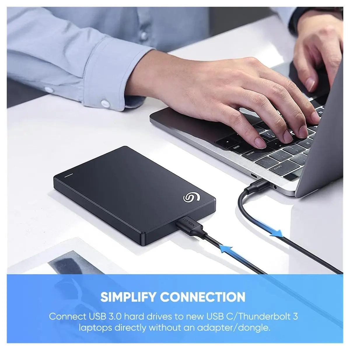 UGREEN USB-C to USB 3.0 Micro-B Cable 1m 20103