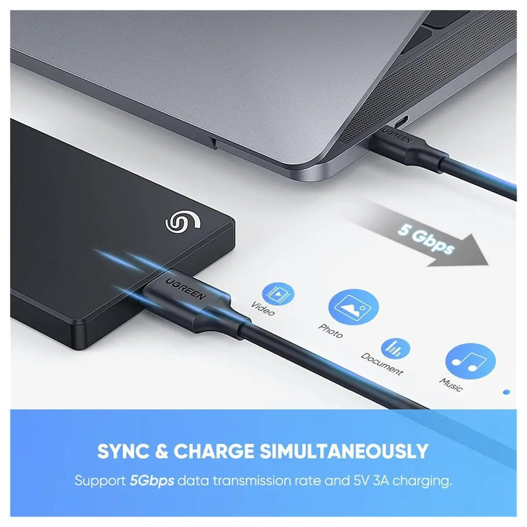 UGREEN USB-C to USB 3.0 Micro-B Cable 1m 20103