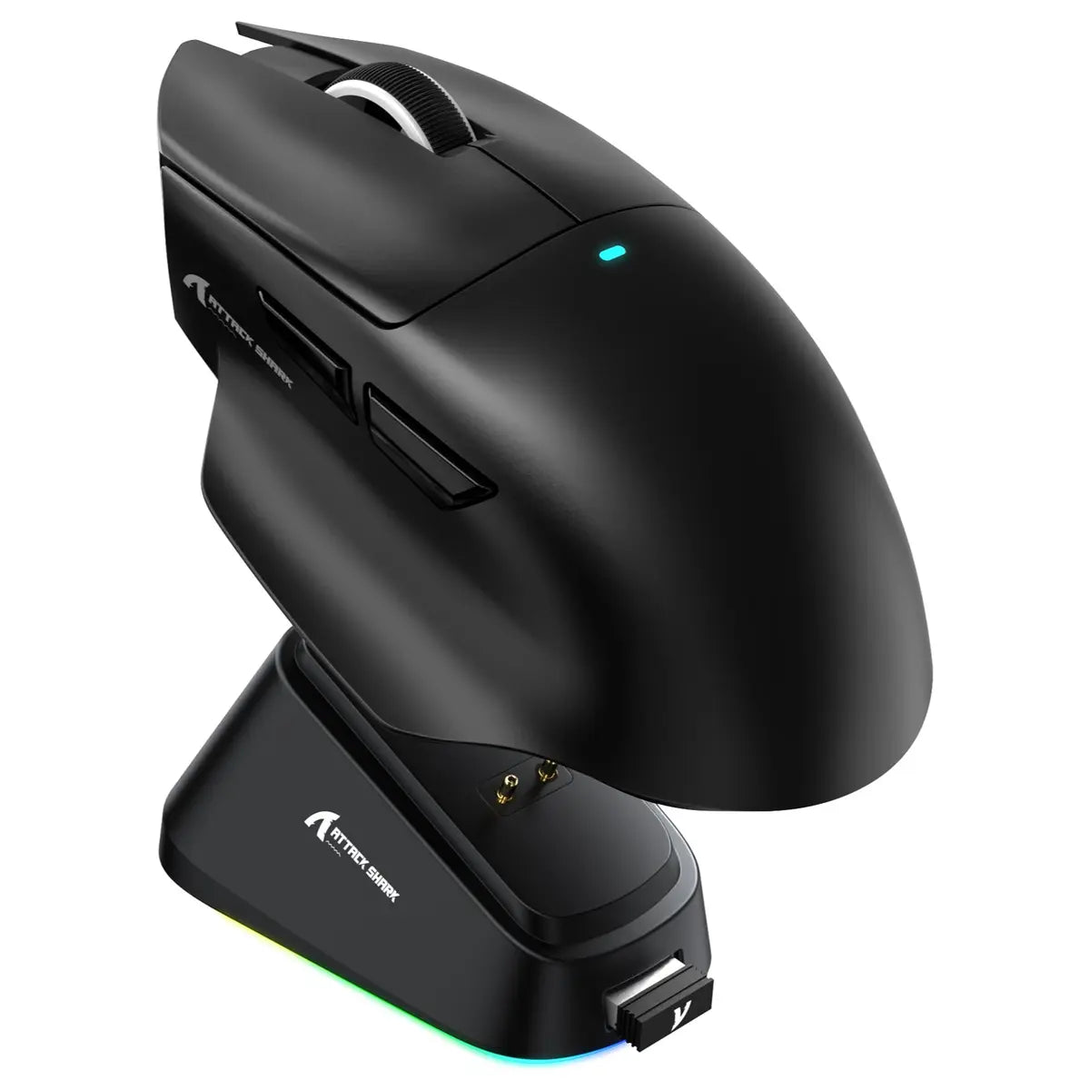 ATTACK SHARK V6 Ultra-Light Tri-Mode Gaming Mouse, PAW3311 Sensor, 1000Hz, Black
