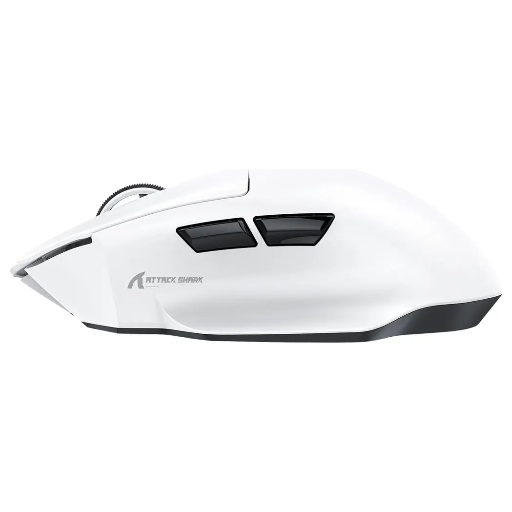 ATTACK SHARK V6 Gaming Mouse, PAW3311, 1000Hz, White