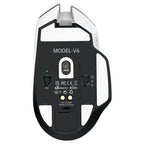 ATTACK SHARK V6 Gaming Mouse, PAW3311, 1000Hz, White
