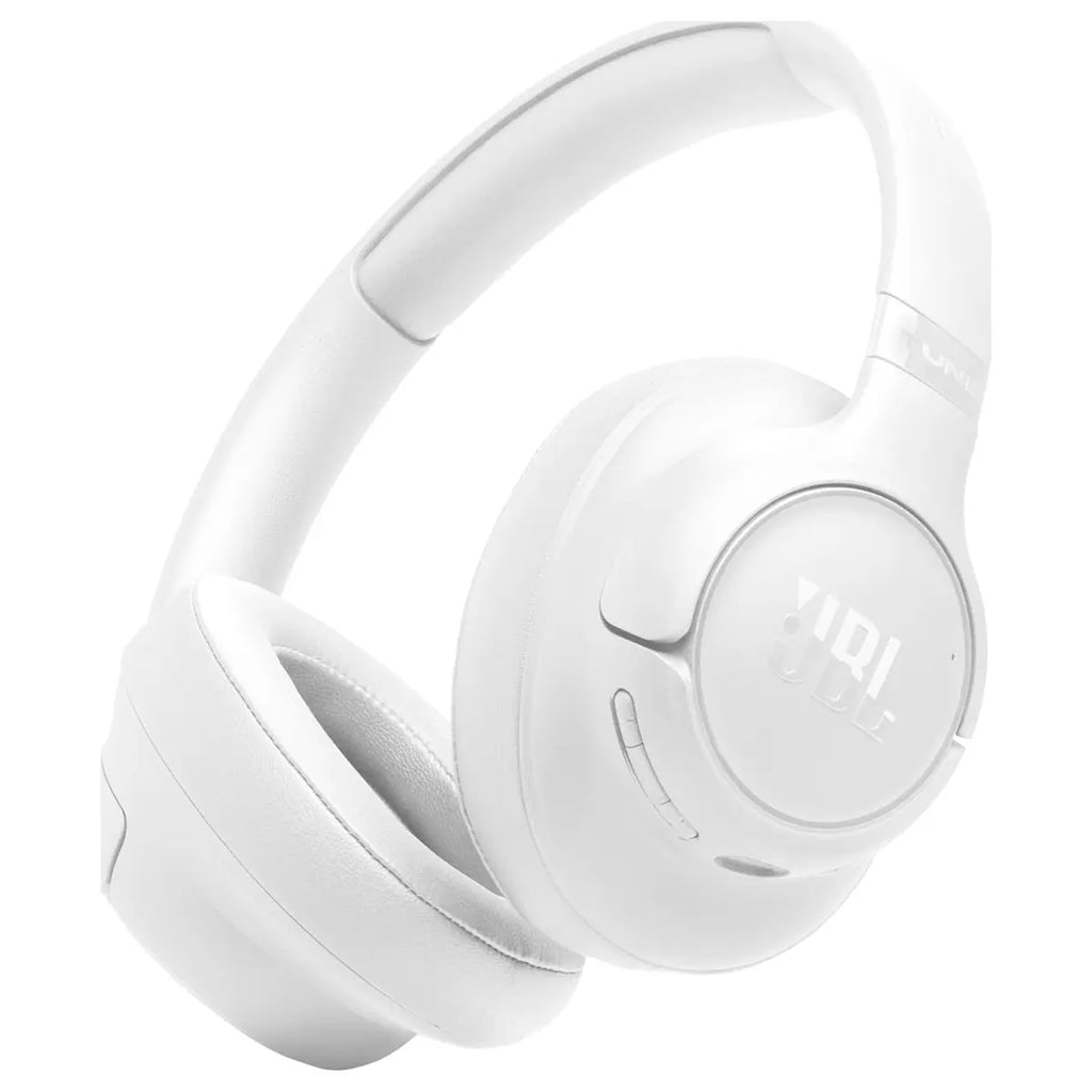 JBL Tune 730BT Wireless Over-Ear Headphones, JBL Pure Bass Sound, Bluetooth 6.0, 76-Hour Battery Life, White