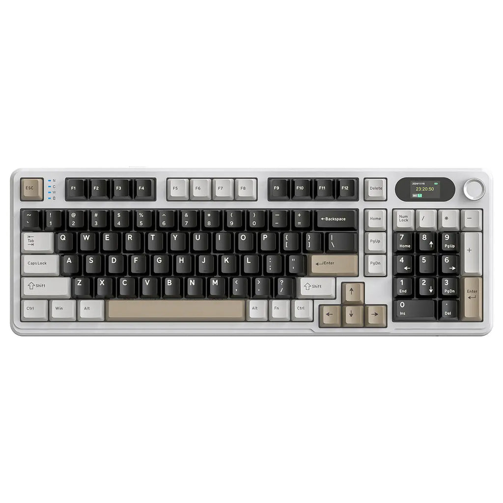 ATTACK SHARK X98PRO Wireless Gaming Keyboard 99 Keys Cheese White