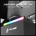 ATTACK SHARK R85 HE Rapid Trigger Keyboard, 75% Wired 8000Hz, Magnetic Switch, Moonlight Night
