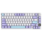 ATTACK SHARK X820 Ultra Mechanical Keyboard 75% Tri-Mode Starlight White