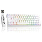ATTACK SHARK X68MAX HE Rapid Trigger Aluminum Keyboard Magnetic Switch 60% Wired 8000Hz White Contours - X68 Max