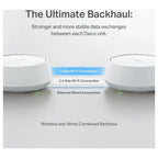 TP-Link Deco BE25 WiFi 7 Mesh Wi-Fi System, BE5000 Dual-Band 5Gbps, Covers Up To 6,600 Sq.Ft, 2x2.5G Ports, 3-Pack