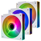 Thermalright TL-M12QW-S X3 Case Fan 120mm 2000RPM 4 Pin PWM ARGB 3 Pack White