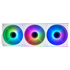 Thermalright TL-M12QRW-S X3 Reverse CPU Fan Building Blocks 120mm Case Cooler, PWM, ARGB, White
