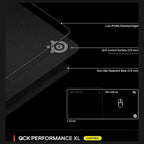SteelSeries QcK Performance Series XL Performance Control Gaming Mousepad 15.75 x 34.43 inch