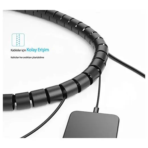 Ugreen Cable Zipper Cable Management 5 Meter 25mm Diameter PE Material 30820