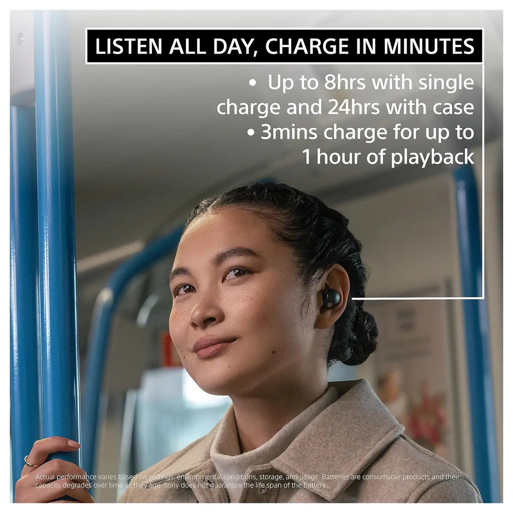 Sony WF-1000XM5 Premium Noise Cancelling Truly Wireless Bluetooth Earbuds with Alexa Built-in Black