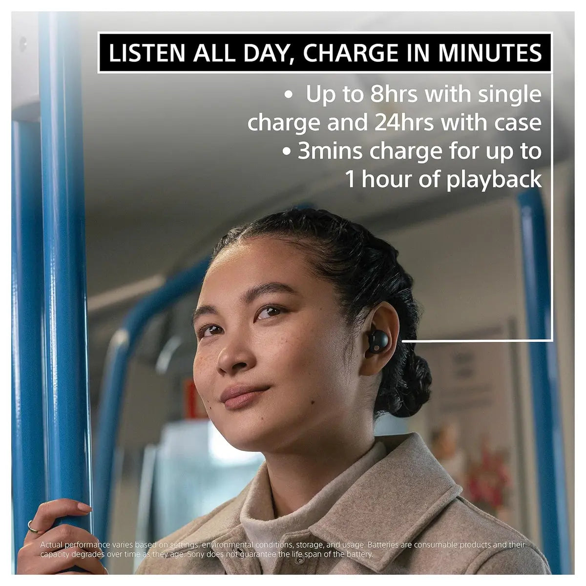 Sony WF-1000XM5 Premium Noise Cancelling Truly Wireless Bluetooth Earbuds with Alexa Built-in Black