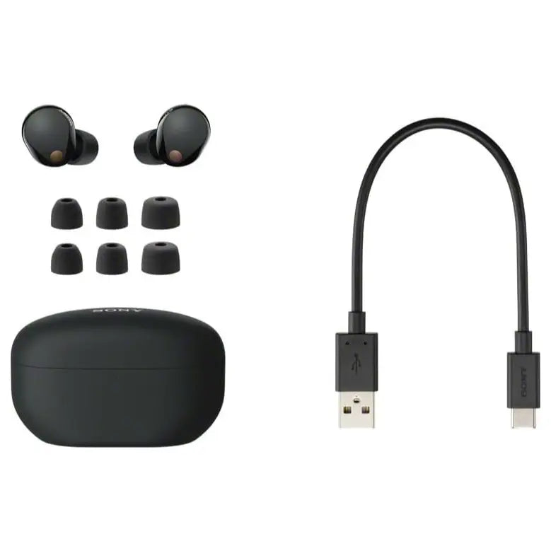 Sony WF-1000XM5 Premium Noise Cancelling Truly Wireless Bluetooth Earbuds with Alexa Built-in Black