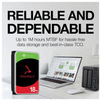 Seagate IronWolf ST4000VN006 Internal Hard Drive 4TB 3.5 Inch 5400RPM CMR SATA 6GB/s 64MB Cache