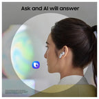 Samsung Galaxy Buds 4 2026 AI True Wireless Bluetooth Earbuds, Noise Cancelling, Hi-Res Audio, IP54, Live Translation, Black