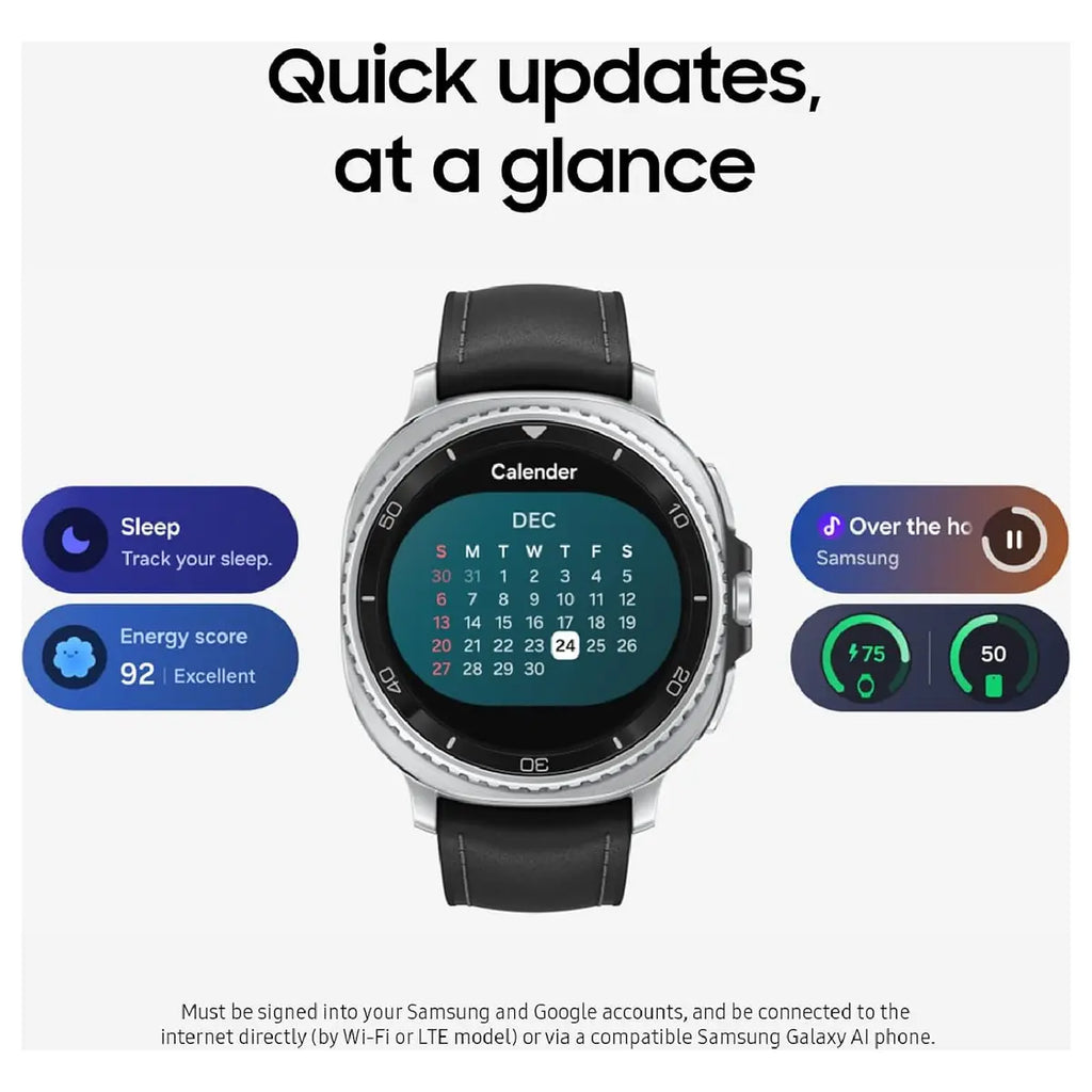 Samsung Galaxy Watch 8 Classic 46mm Bluetooth Smartwatch Black