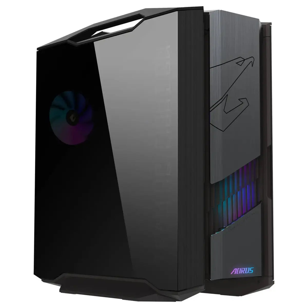Gigabte Aorus C601 Glass Mid-Tower Computer Case E-ATX, 4x 140mm ARGB PWM Fans, 420mm Radiator Support, Black GB-AC601G