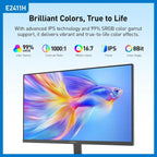 Koorui E2411H Gaming Monitor 24 Inch 120Hz IPS FHD 99% sRGB FreeSync VESA Mount HDMI 1.4 VGA