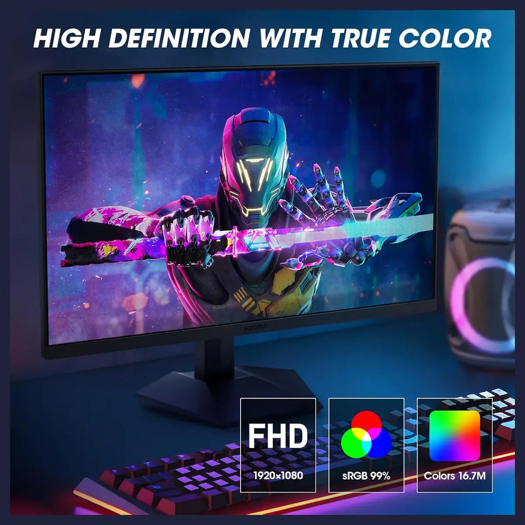 KOORUI 24E3 Gaming Monitor 23.8 Inch FHD IPS 165Hz 1ms