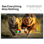 KOORUI N07 27 Inch 4K Monitor, UHD 3840x2160 IPS, 99% sRGB 95% DCI-P3, FreeSync and G-Sync, DisplayPort and 2X HDMI