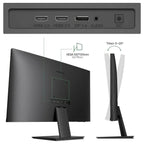 KOORUI N07 27 Inch 4K Monitor, UHD 3840x2160 IPS, 99% sRGB 95% DCI-P3, FreeSync and G-Sync, DisplayPort and 2X HDMI