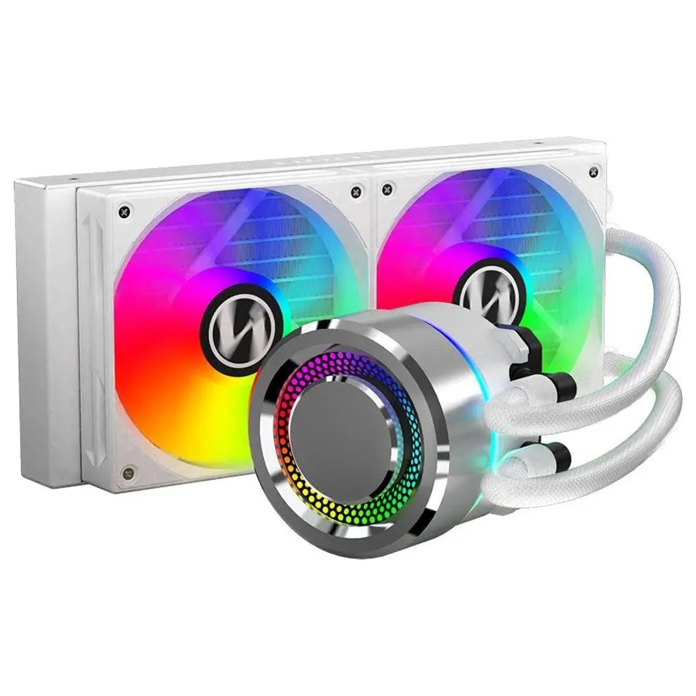 Lian Li Galahad 240 AIO RGB CPU Liquid Cooler 240mm White GA-240A