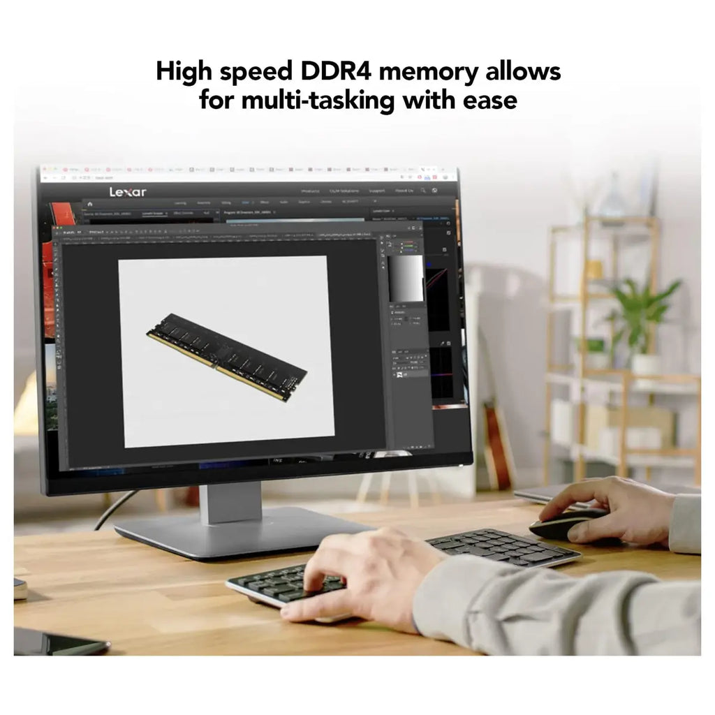 Lexar 16GB DDR4-3200 UDIMM Desktop Memory 1.2V