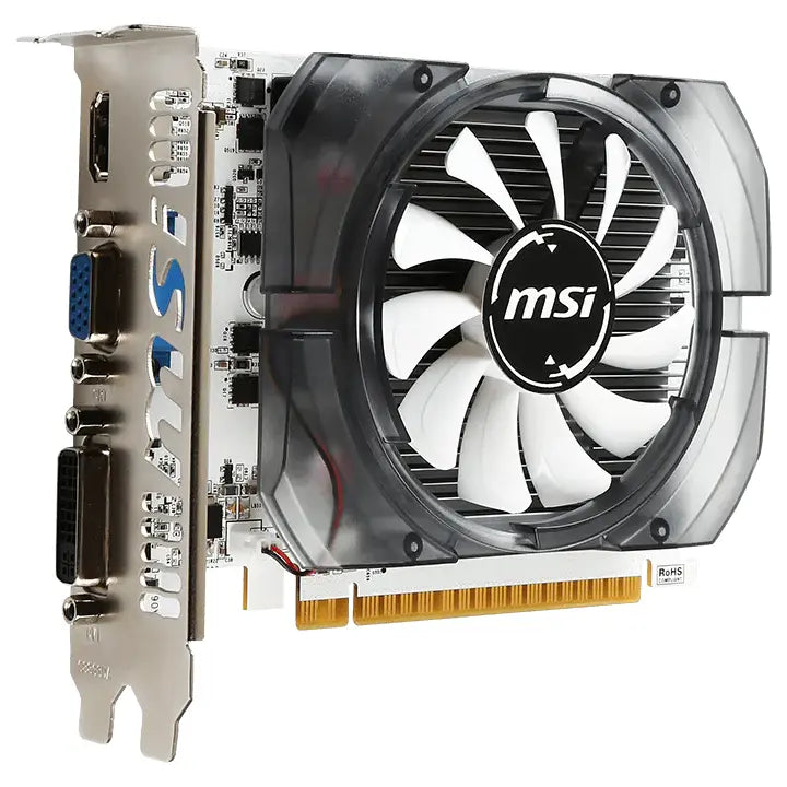 MSI NVIDIA GeForce GT 730 Video Graphics Card 4GB DDR3 PCI Express 2.0 N730-4GD3V2