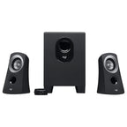 Logitech Z313 2.1 Multimedia Speaker System with Subwoofer, 50 Watts Peak 25 Watts RMS, 3.5mm Audio Input, Black