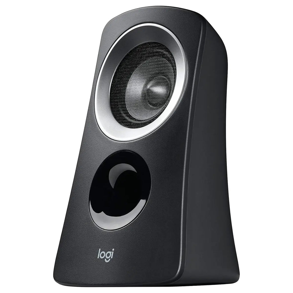 Logitech Z313 2.1 Multimedia Speaker System with Subwoofer, 50 Watts Peak 25 Watts RMS, 3.5mm Audio Input, Black
