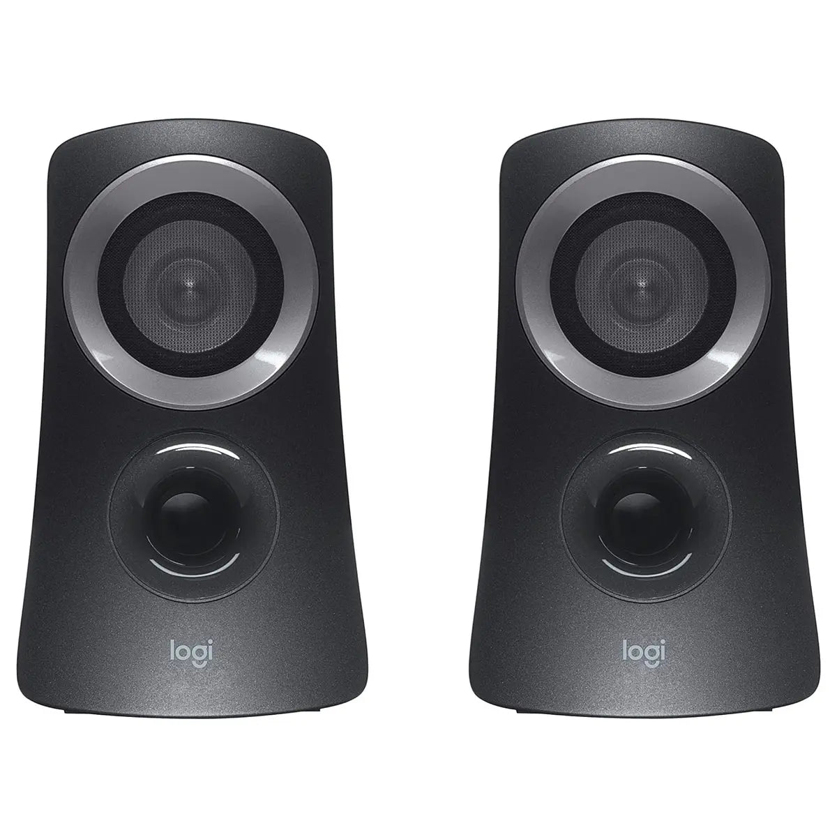 Logitech Z313 2.1 Multimedia Speaker System with Subwoofer, 50 Watts Peak 25 Watts RMS, 3.5mm Audio Input, Black
