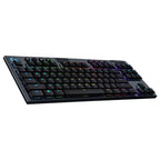 Logitech G915 TKL Tenkeyless Mechanical Gaming Keyboard, LIGHTSPEED Wireless and Bluetooth, LIGHTSYNC RGB 16.8M Colors, GL Tactile Low Profile Switch, Black 920-009495