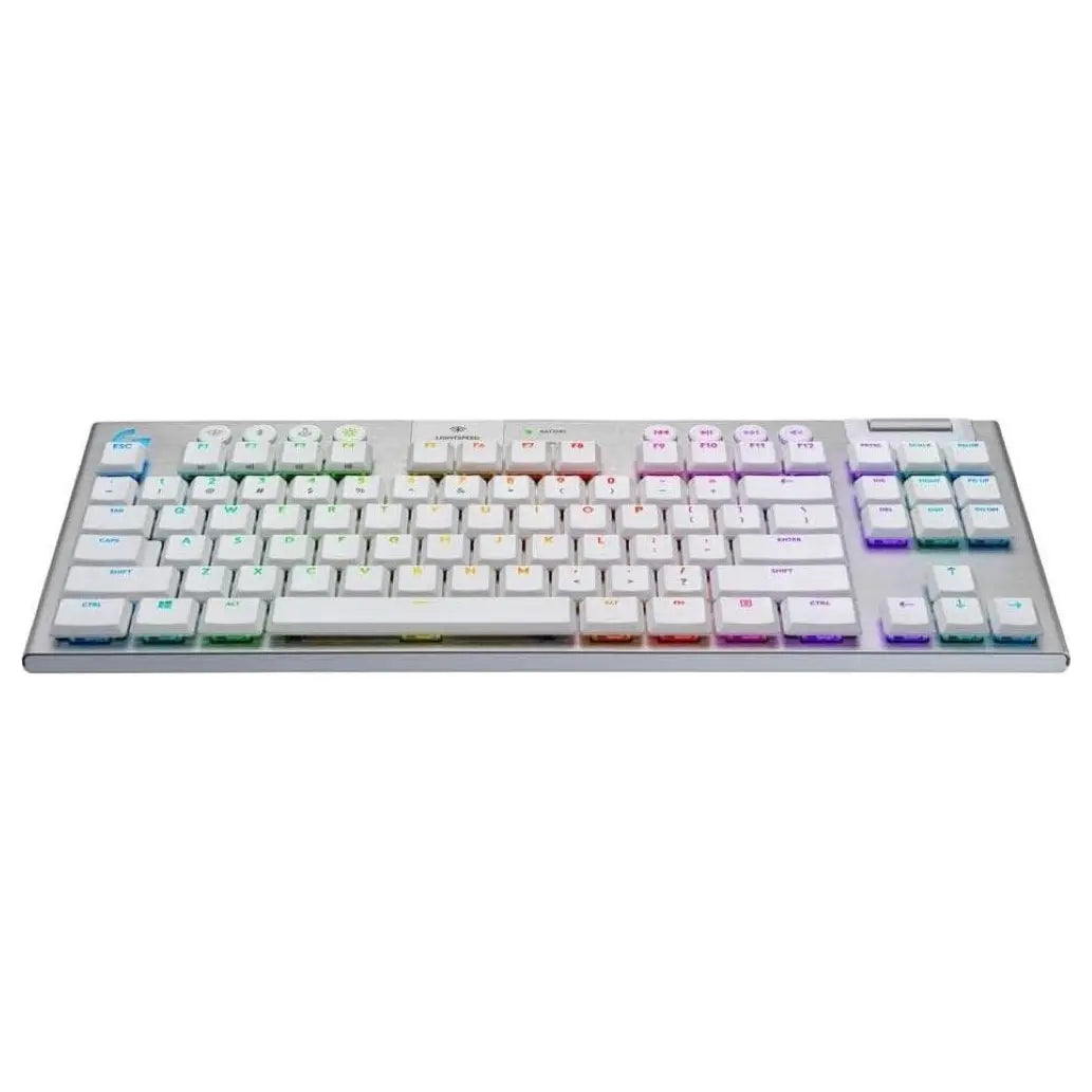 Logitech G915 TKL Tactile LIGHTSPEED Wireless RGB Mechanical Gaming Keyboard White