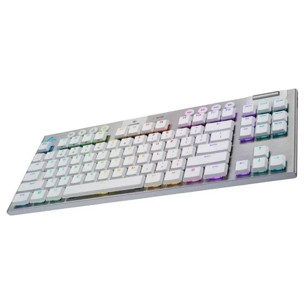 Logitech G915 TKL Tactile LIGHTSPEED Wireless RGB Mechanical Gaming Keyboard White