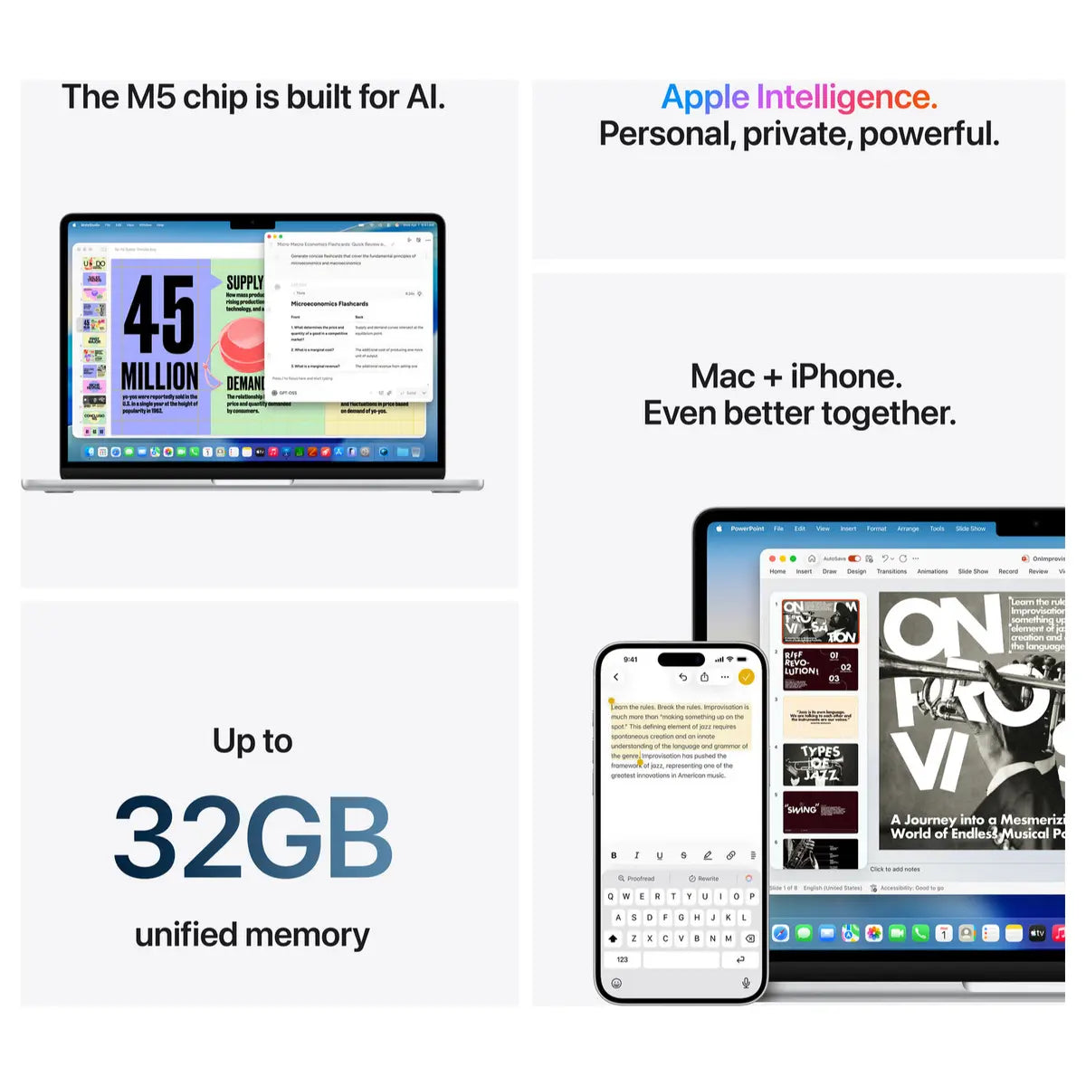 Apple MacBook Air, Apple M5 10-Core Chip, 16GB Unified RAM 512GB SSD, 13.6 Inch Liquid Retina Display, Touch ID, Backlit Magic Keyboard, Sky Blue MDHH4 (Official Warranty)