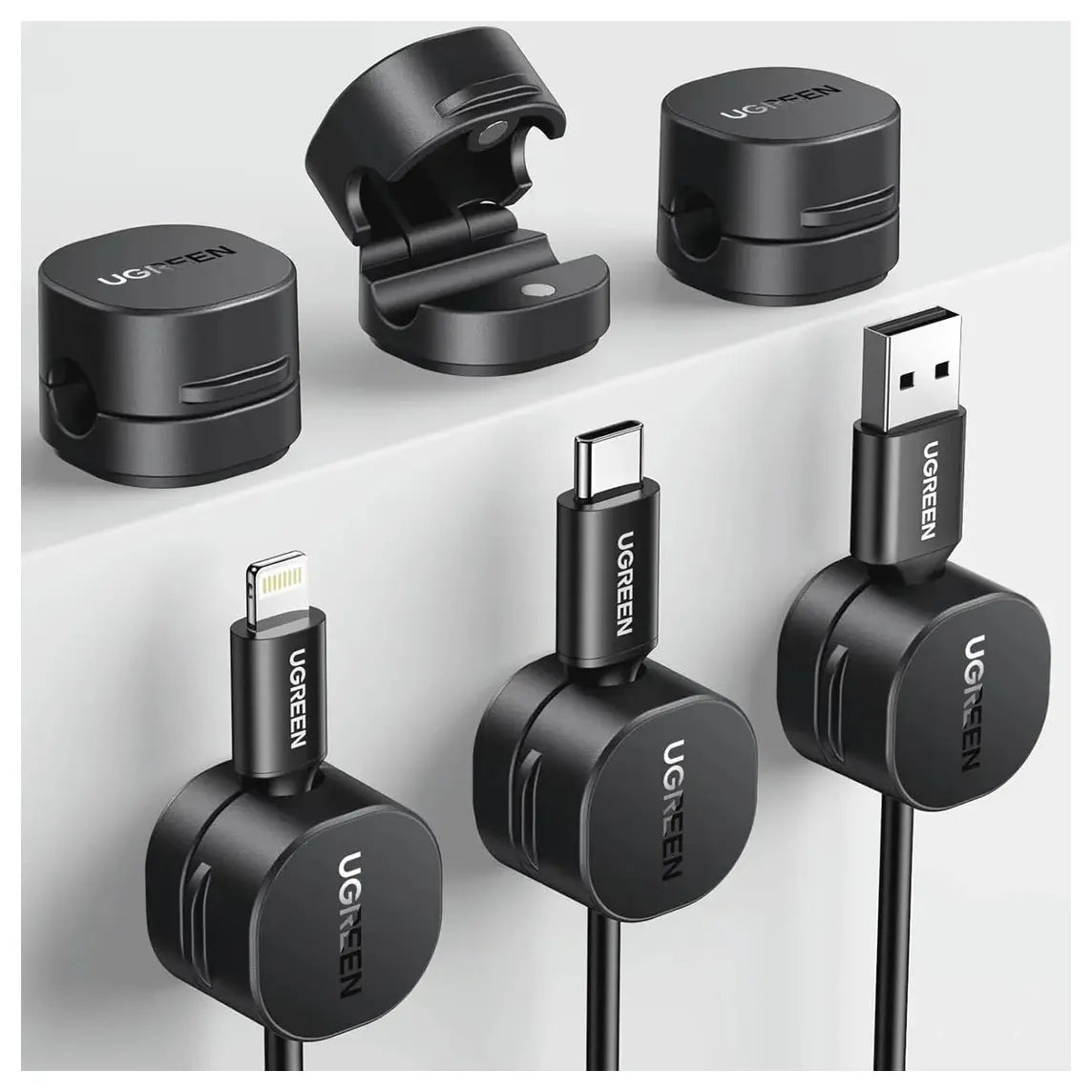 Ugreen Magnetic Cable Organizer 3-Pack 45797