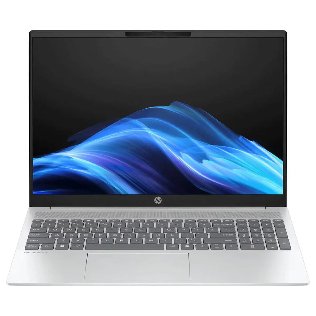 HP OmniBook 5 16-AF1017WM Touchscreen Laptop, Intel Core Ultra 7 255U, 16GB LPDDR5x, 1TB PCIe Gen4 NVMe M.2 SSD, 16" 2K IPS LED 300 Nits, Windows 11 Home, Glacier Silver