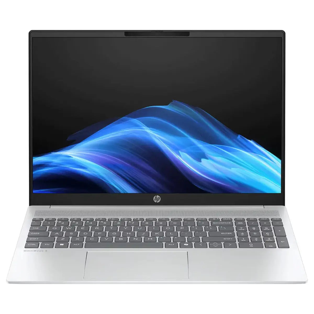 HP OmniBook 5 16-AF1017WM Touchscreen Laptop, Intel Core Ultra 7 255U, 16GB LPDDR5x, 1TB PCIe Gen4 NVMe M.2 SSD, 16" 2K IPS LED 300 Nits, Windows 11 Home, Glacier Silver