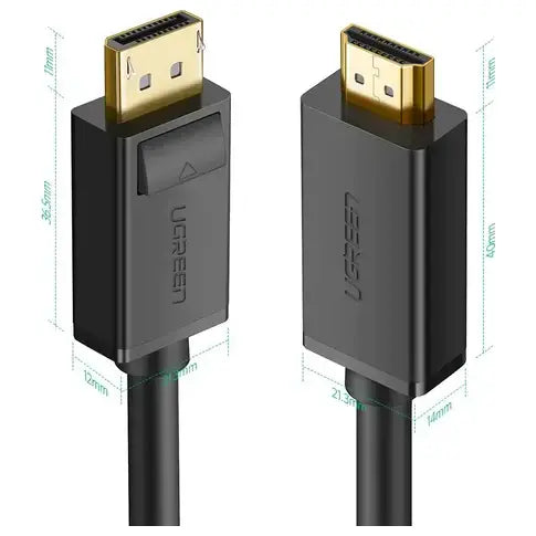 UGREEN 10203 DisplayPort to HDMI Cable 3m 4K UHD