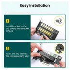 Ugreen M.2 SATA and M.2 NVMe to PCI-E 3.0 x4 Expansion Card 70504