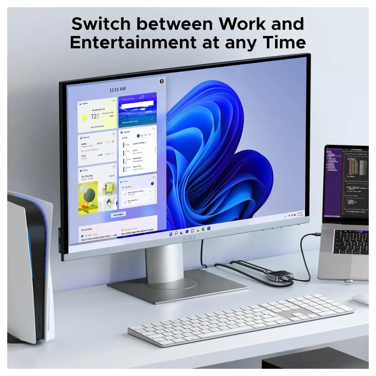 Ugreen USB-C and HDMI Switcher 2 In 1 Out 4K at 60Hz 55452