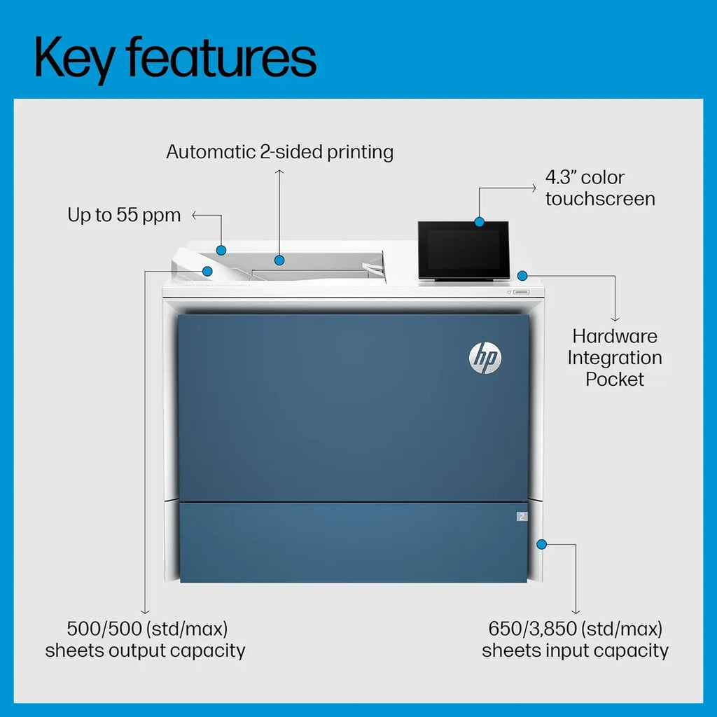 HP Color LaserJet Enterprise 6700dn Printer, 55 Ppm, 1200x1200 Dpi, Auto Duplex (Official Warranty)