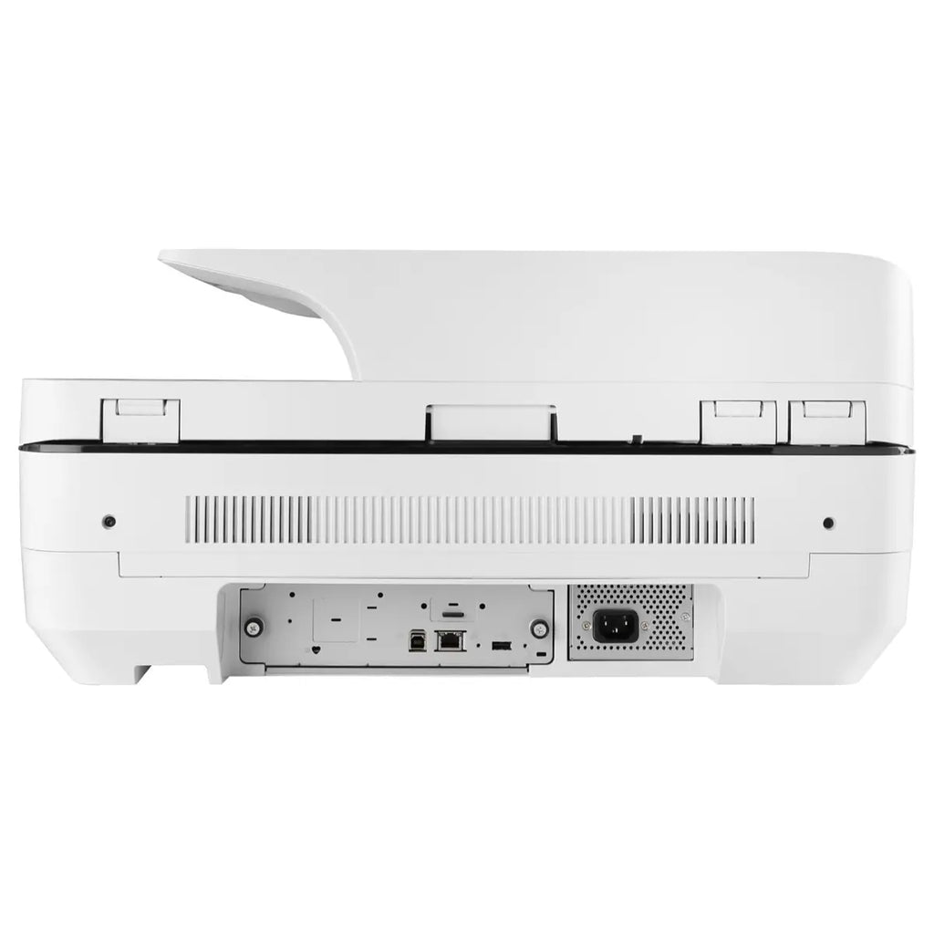 HP ScanJet Enterprise Flow N9120 fn2 Flat Surface Document Scanner, 8" Touchscreen, 120ppm 240ipm, 200 Sheets, Ethernet and USB, White (Official Warranty)