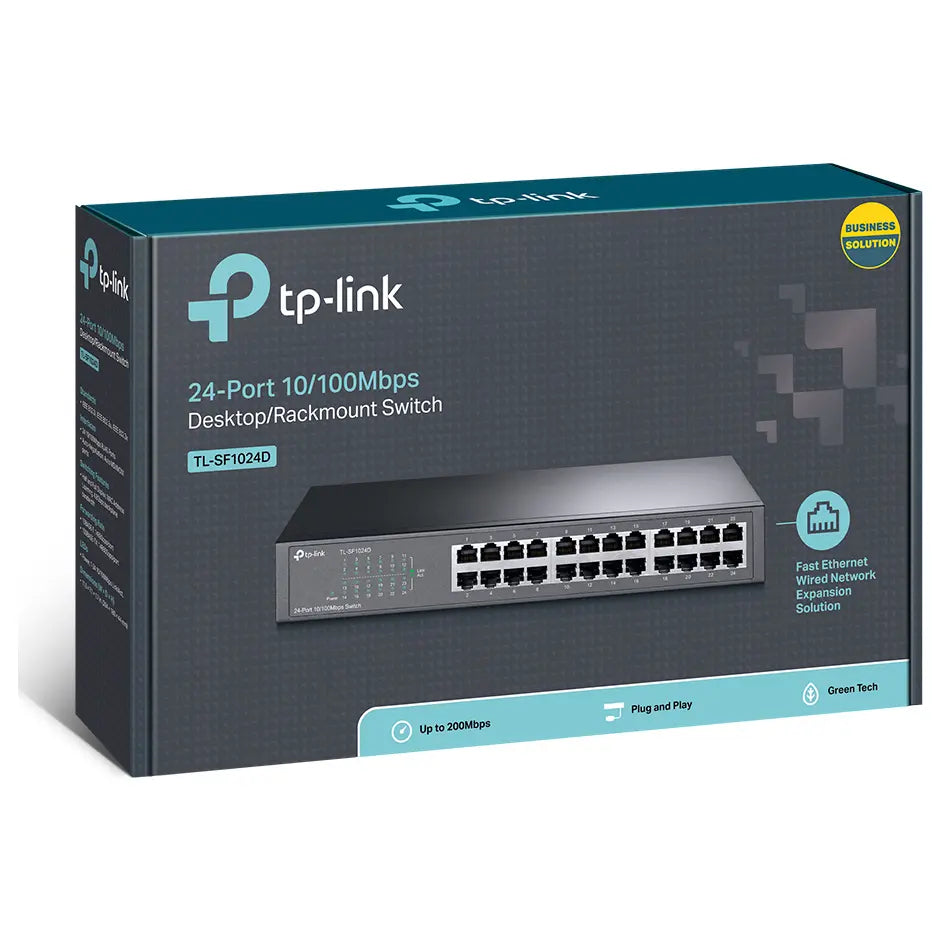 TP-Link TL-SF1024D 24-Port 10/100Mbps Desktop and Rackmount Switch