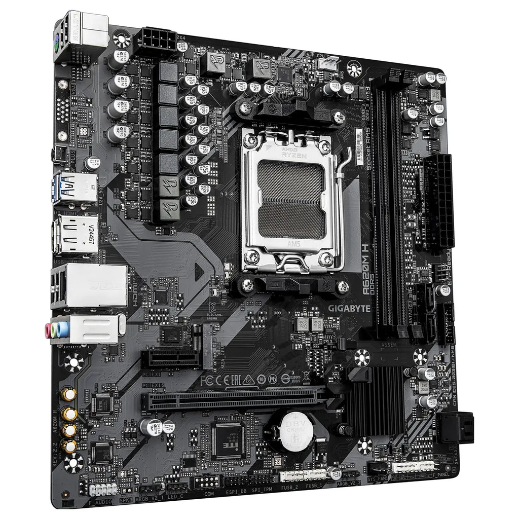 Gigabyte A620M H Motherboard Socket AMD AM5 DDR5
