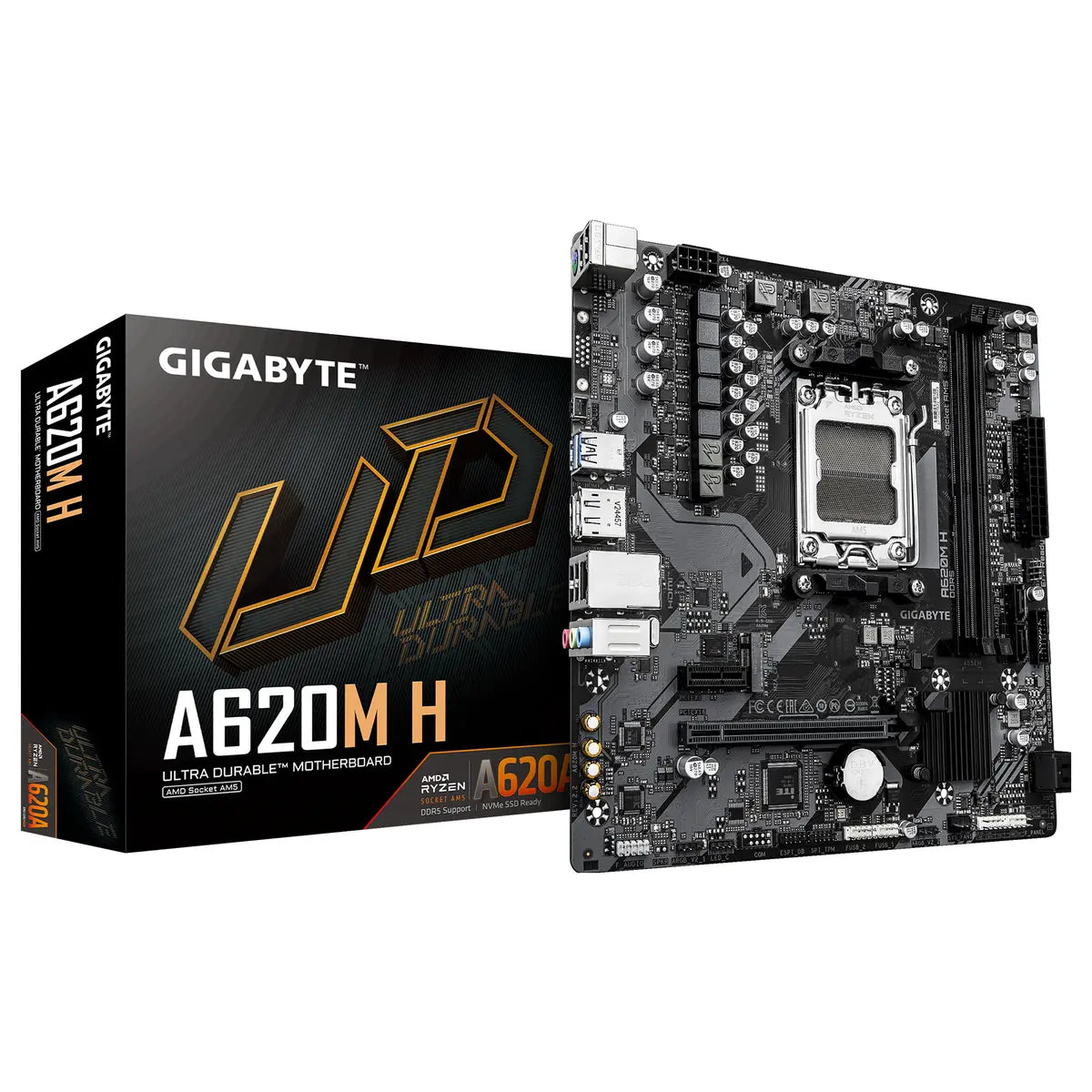 Gigabyte A620M H Motherboard Socket AMD AM5 DDR5