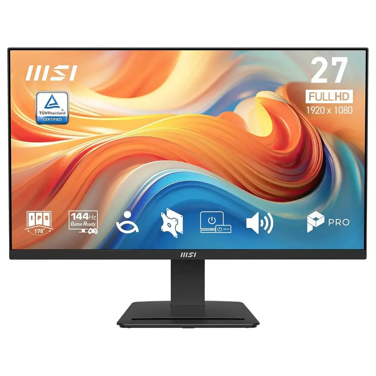 MSI Pro MP273 E14A Gaming Office Monitor 27 Inch IPS 1920x1080 144Hz 1ms FreeSync Black