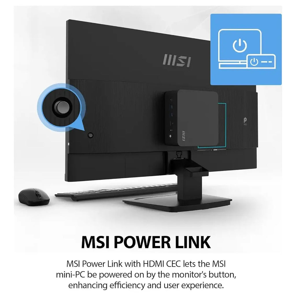MSI Pro MP273 E14A Gaming Office Monitor 27 Inch IPS 1920x1080 144Hz 1ms FreeSync Black